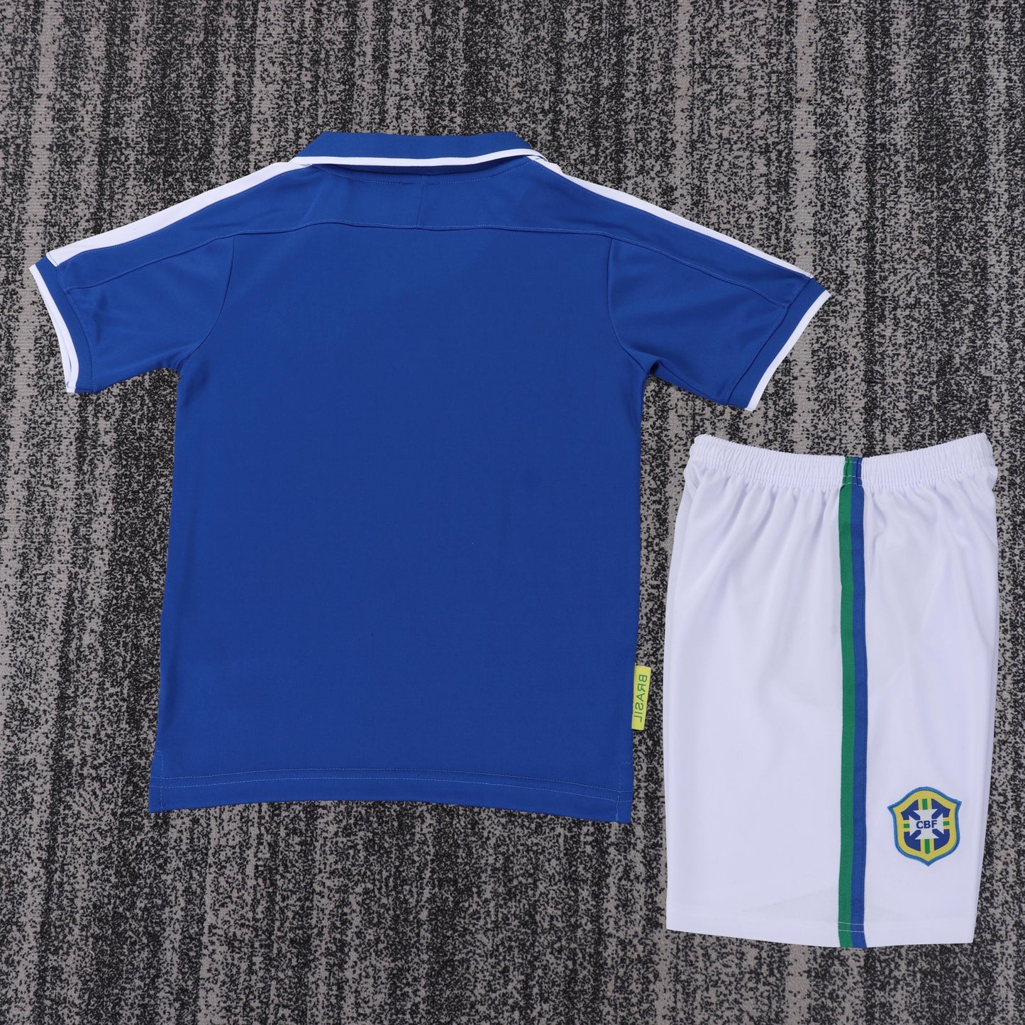 Kit Infantil Brasil Retro Away 1997 -Azul