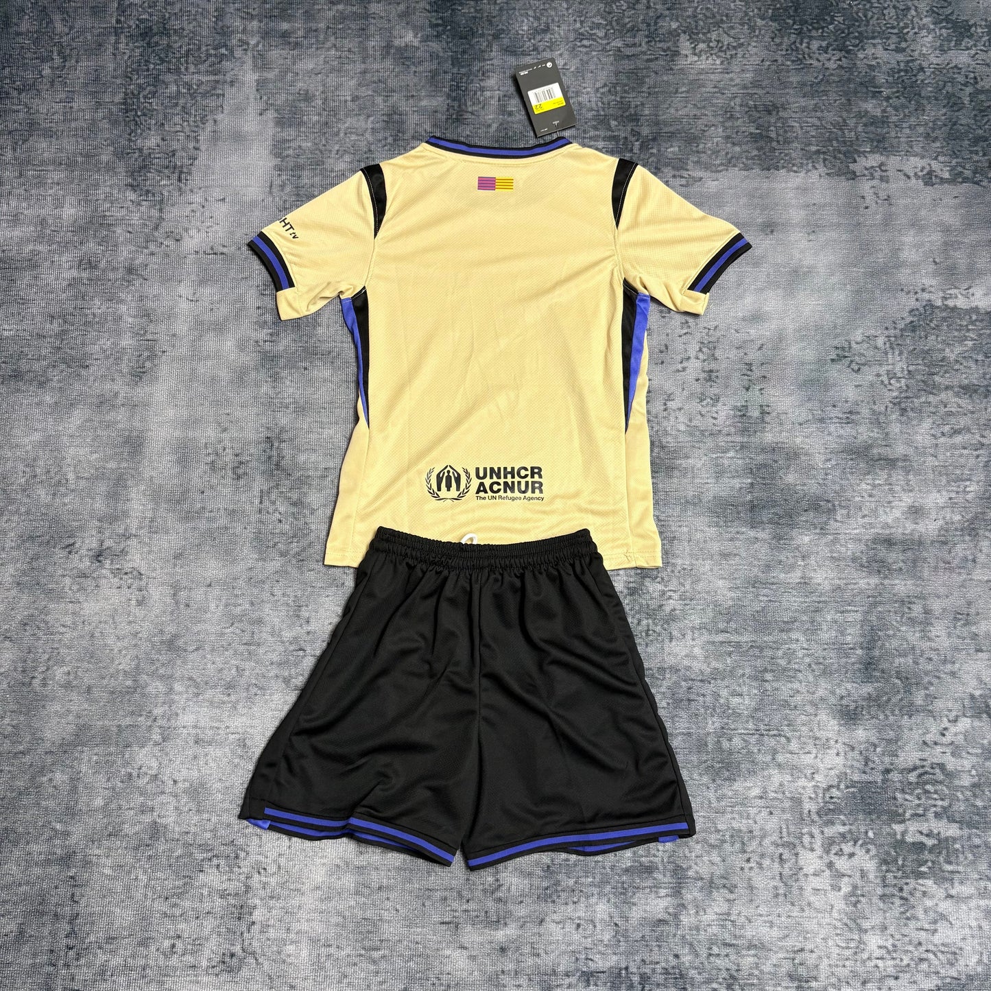 Kit Infantil Barcelona Away 25/26 - Bege