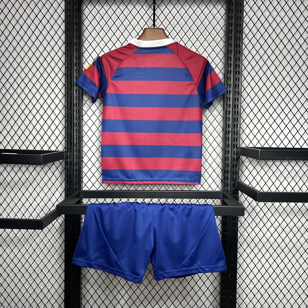 Kit Infantil Newcastle Away 24/25 . - Azul e Vermelho