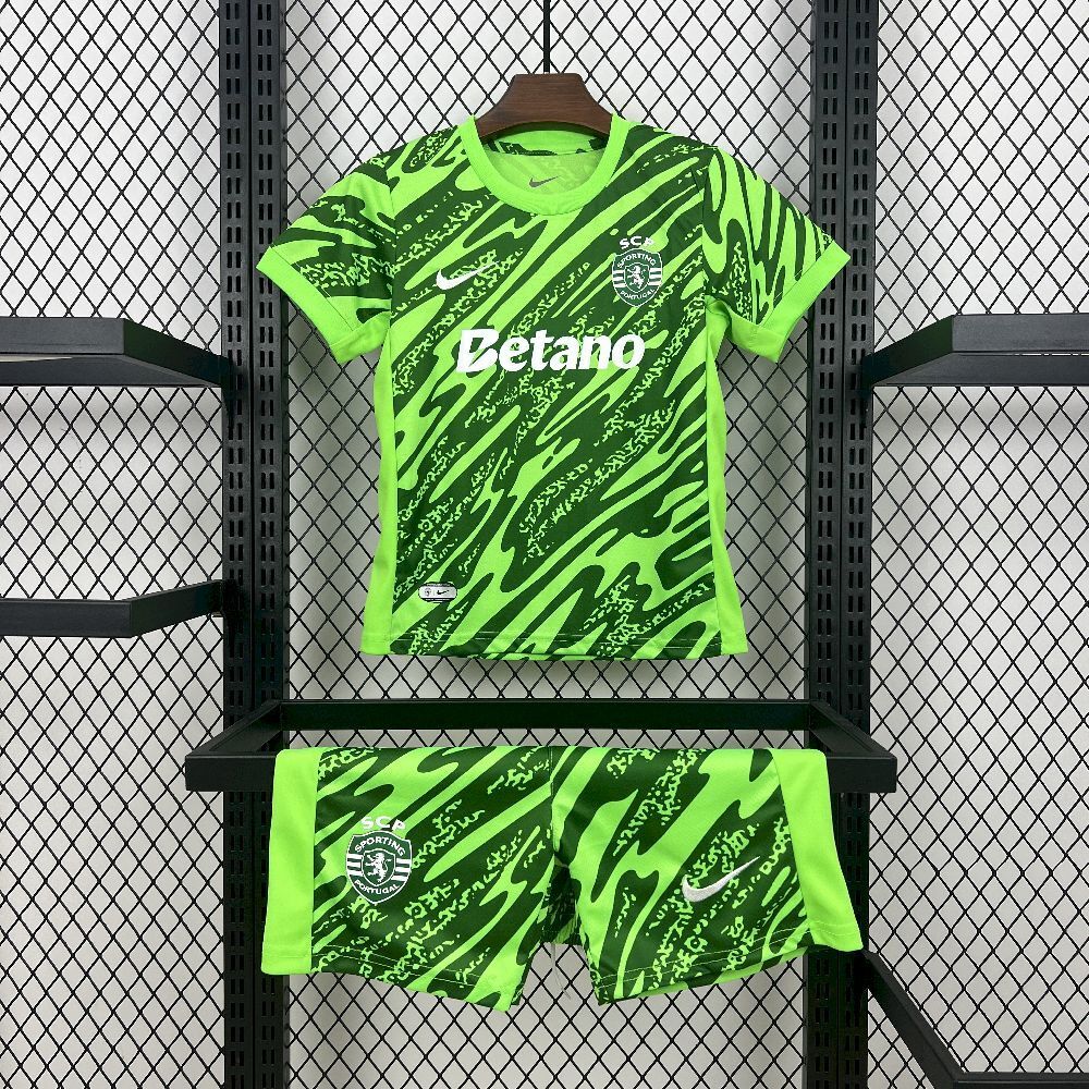 Kit Infantil Sporting Goleiro 25/26  - Verde