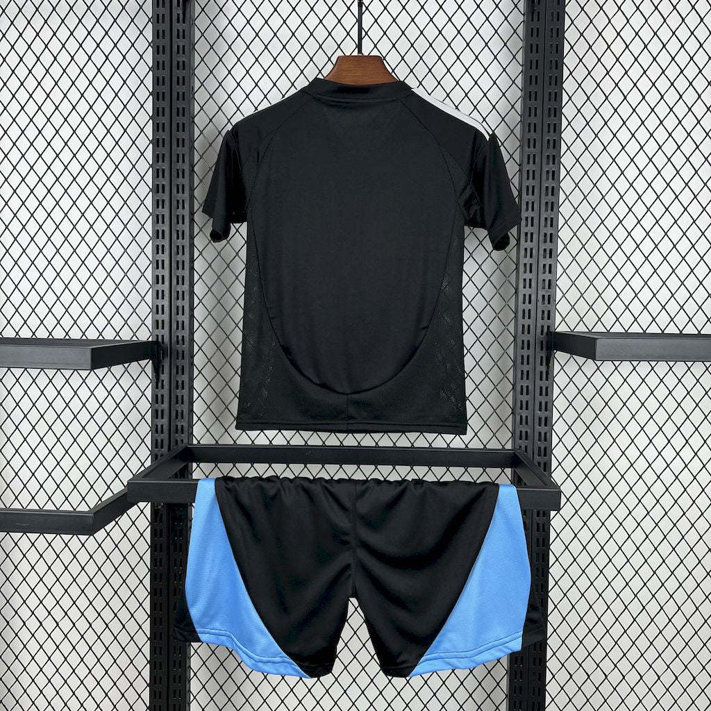 Kit Infantil Charlotte Away 25/26 - Preto