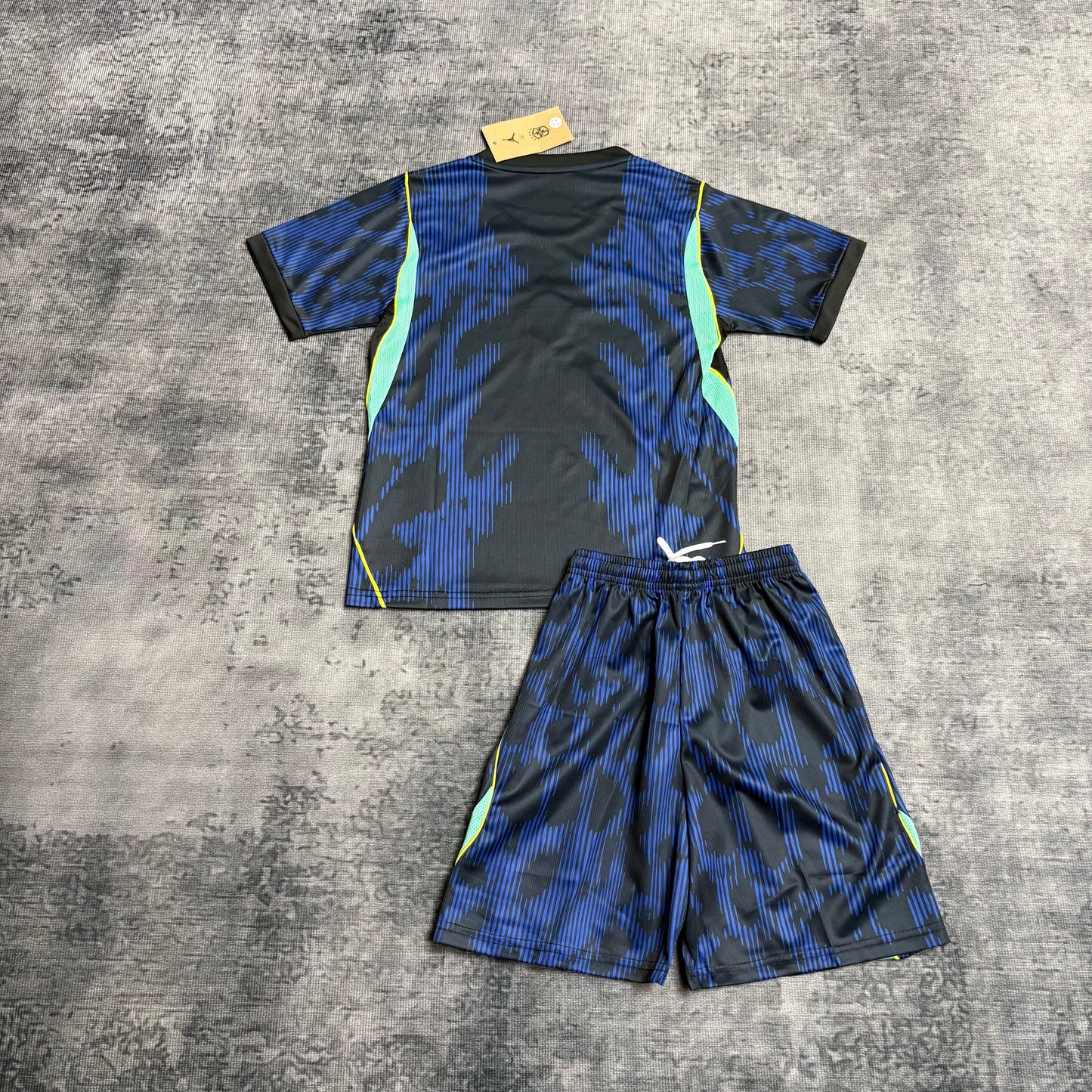 Kit Infantil Brasil Away 26/27 Feminino - Azul