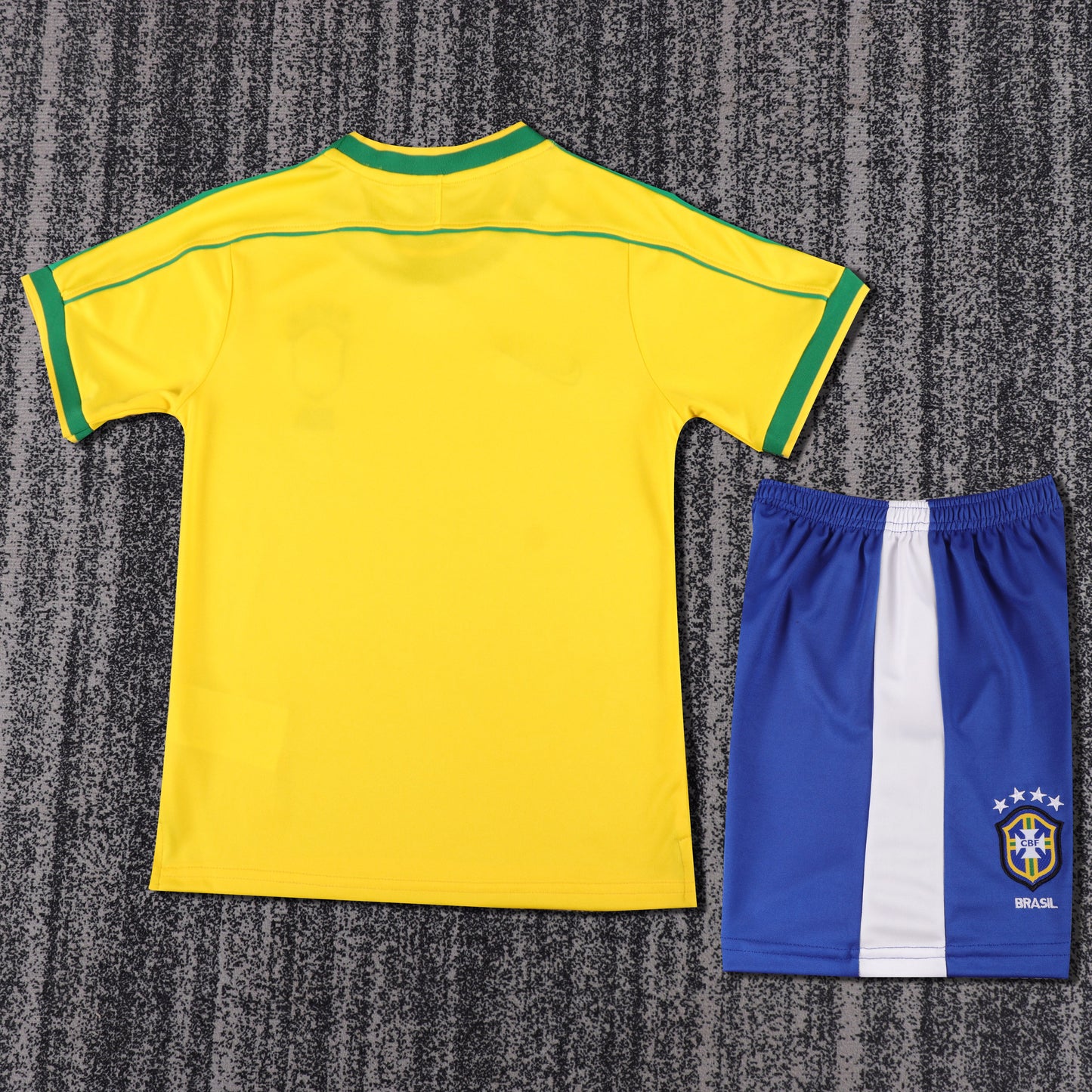Kit Infantil Brasil Retro Home 1998 - Amarela