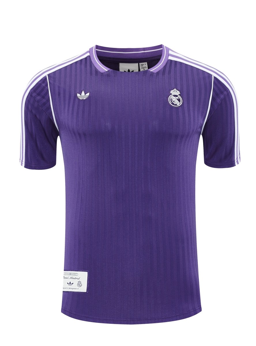 Kit de Treino Adulto Real Madrid 25/26 Short e Camisa -Roxo