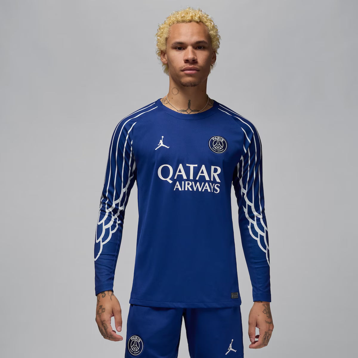 PSG Fourth 24/25 Manga Longa Torcedor Nike - Azul