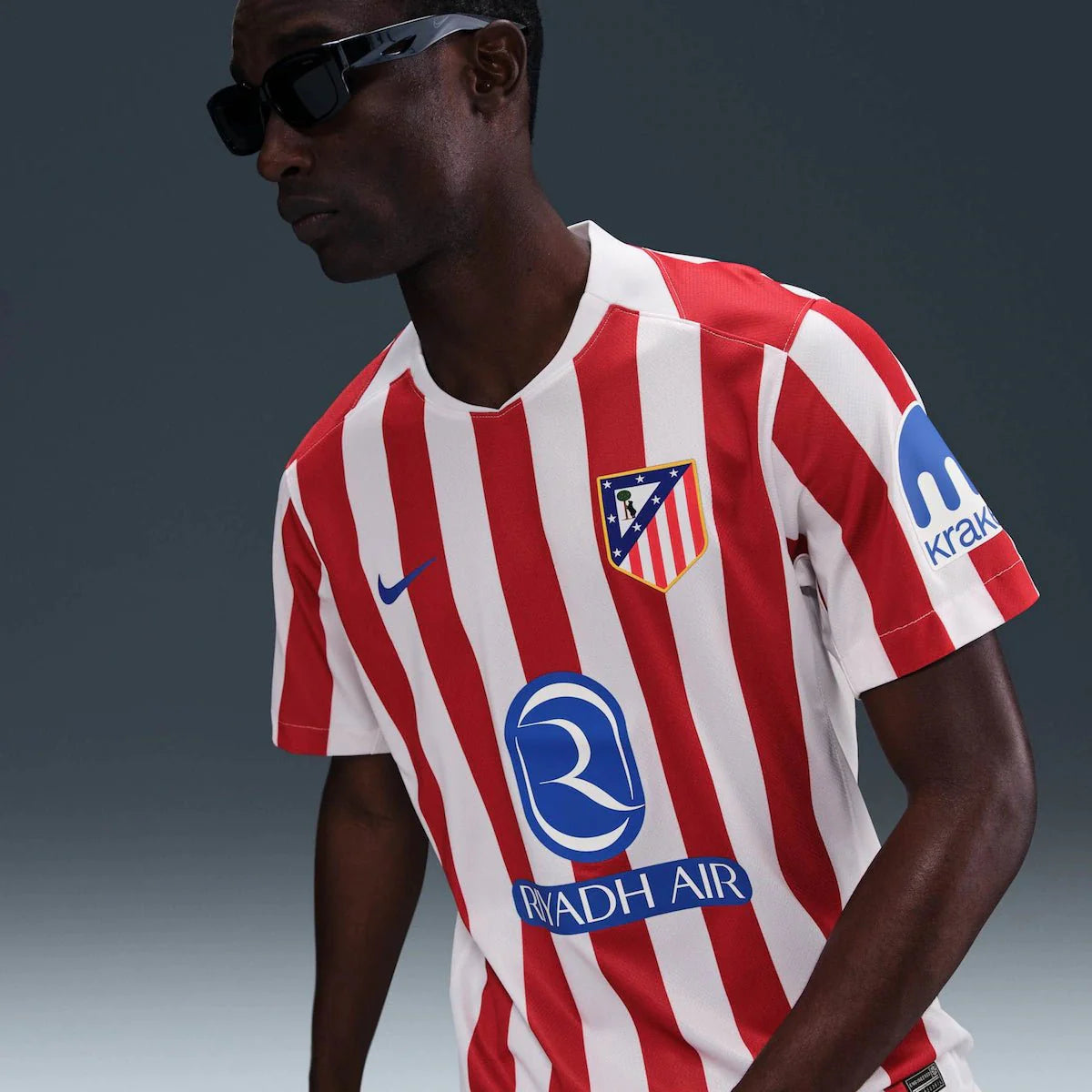 Atlético de Madrid Home 25/26 Torcedor Nike - Branca e Vermelho