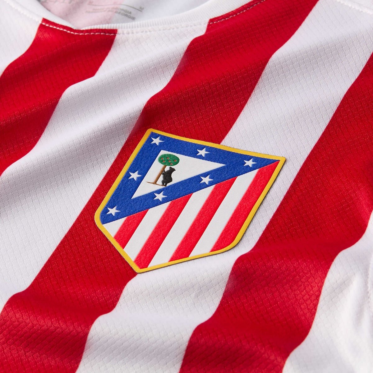 Atlético de Madrid Home 25/26 Torcedor Nike - Branca e Vermelho