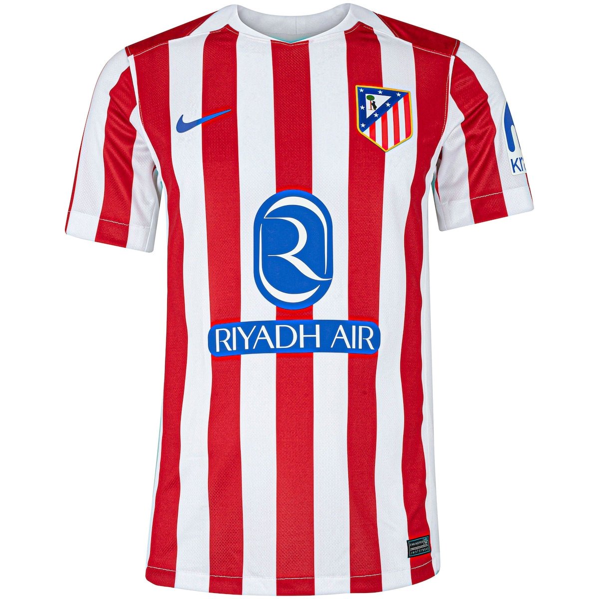 Atlético de Madrid Home 25/26 Torcedor Nike - Branca e Vermelho