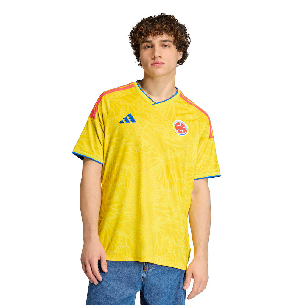 Colombia Home 26/27 Masculino Torcedor Adidas - Amarela