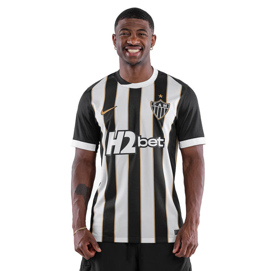 Atlético Mineiro Home 26/27 Nike Torcedor Masculino - Branca e Preta
