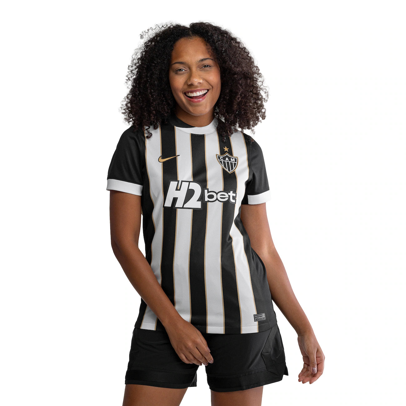 Atlético Mineiro Home 26/27 Nike Feminina - Branca e Preta