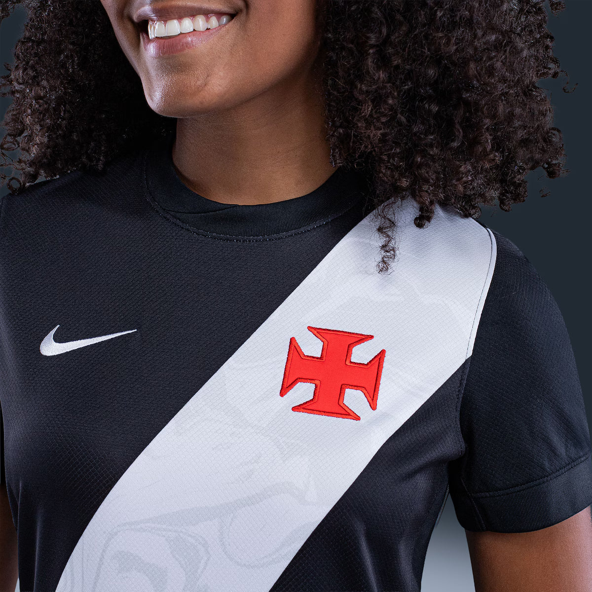 Vasco Home 26/27 Nike Feminino - Preto