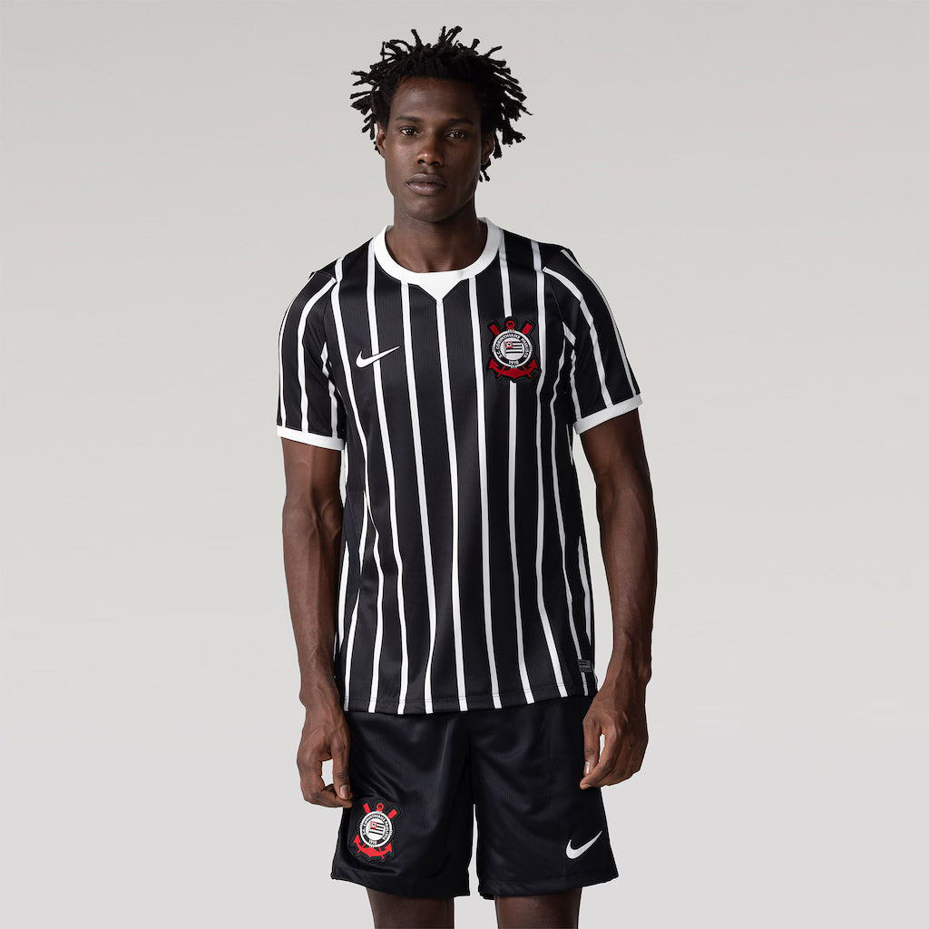 Corinthians Away 26/27 Torcedor Nike - Preta e Branca