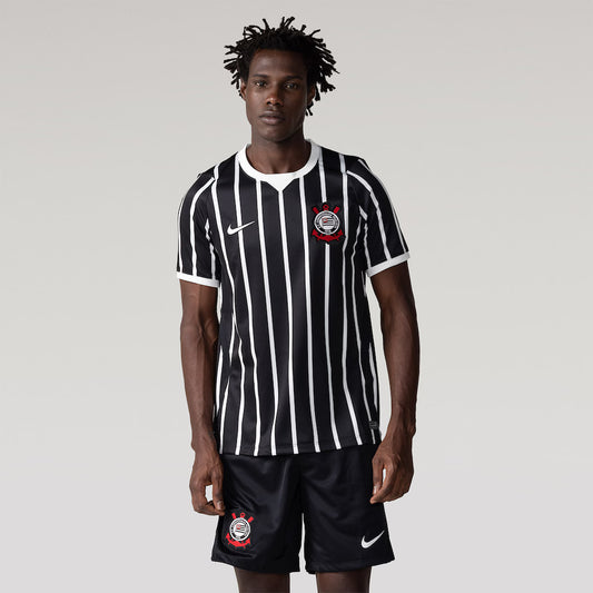 Corinthians Away 26/27 Torcedor Nike - Preta e Branca