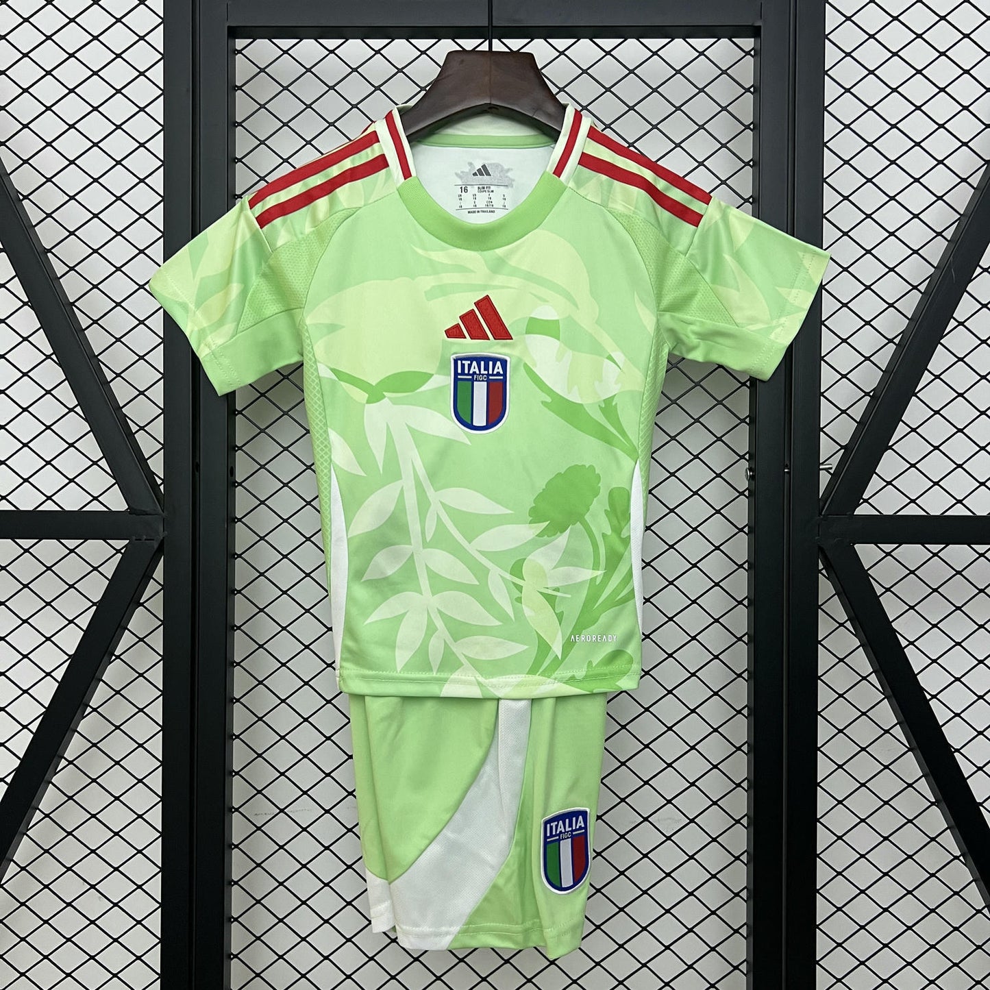 Kit Infantil Itália Goleiro 25/26 - Verde