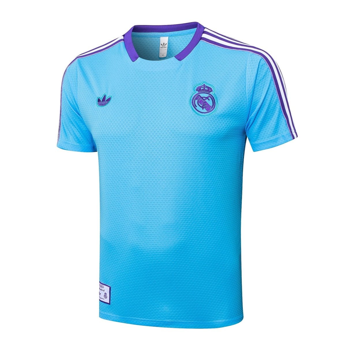 Kit de Treino Adulto Real Madrid 2025/26 Short e Camisa - Azul