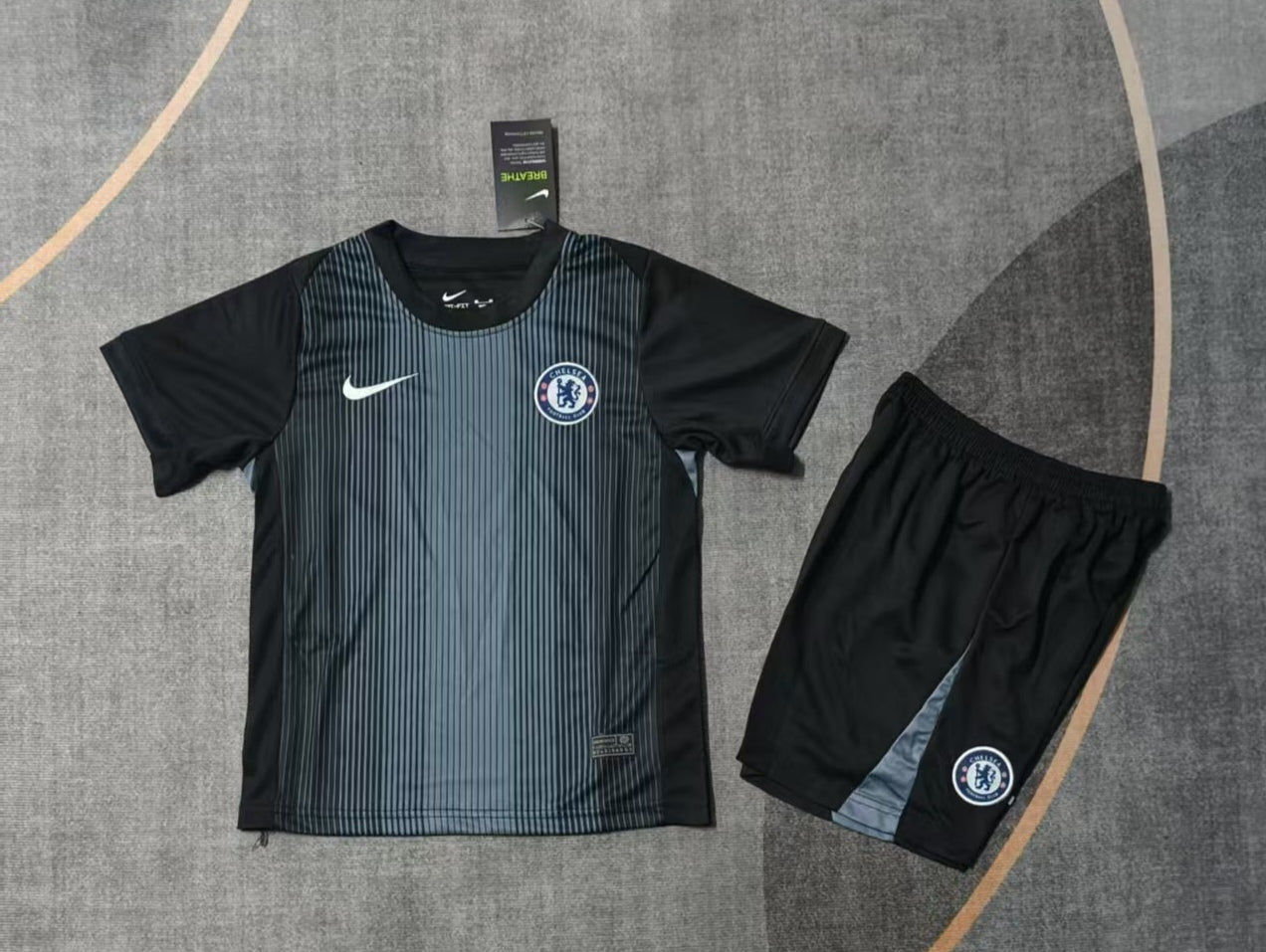 Kit Infantil Chelsea Goleiro 25/26 - Preto