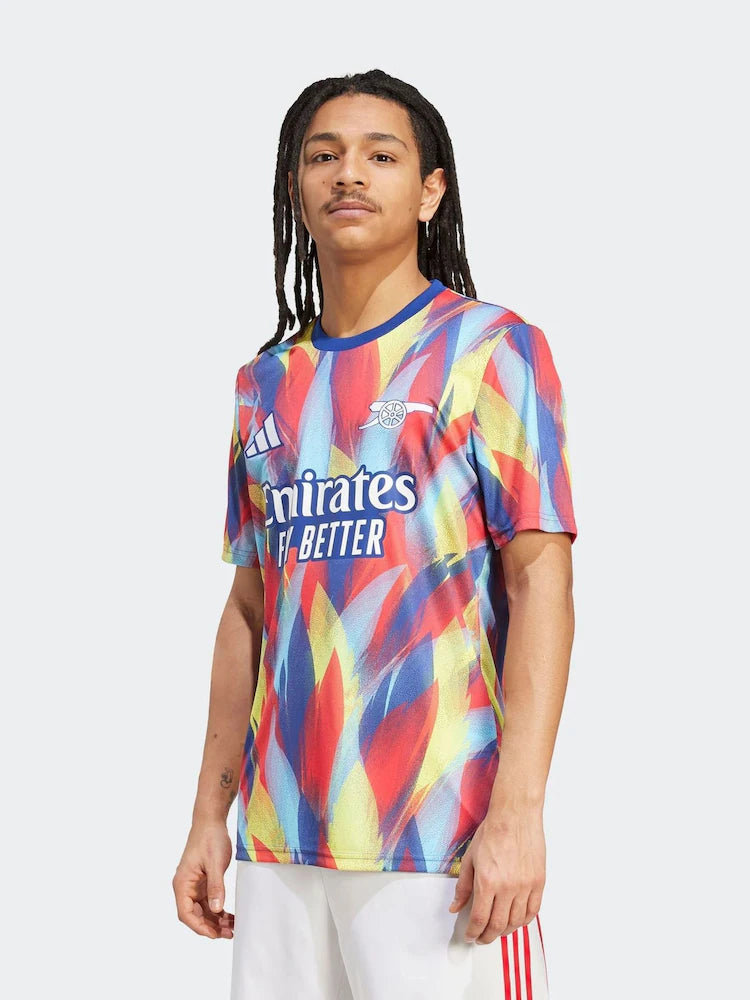 Arsenal Pré Jogo 25/26 Torcedor Adidas - Colorido