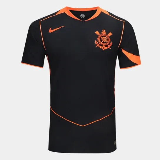 Corinthians Third 25/26 Jogador Nike Masculino - Preta e Laranja