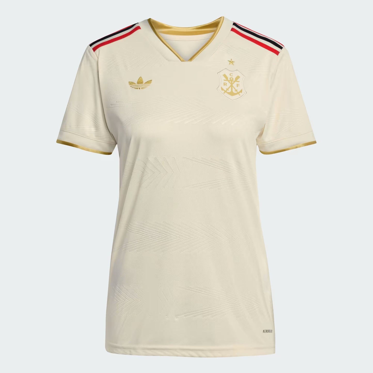 Flamengo Third 25/26 Adidas Torcedor Feminino - Bege