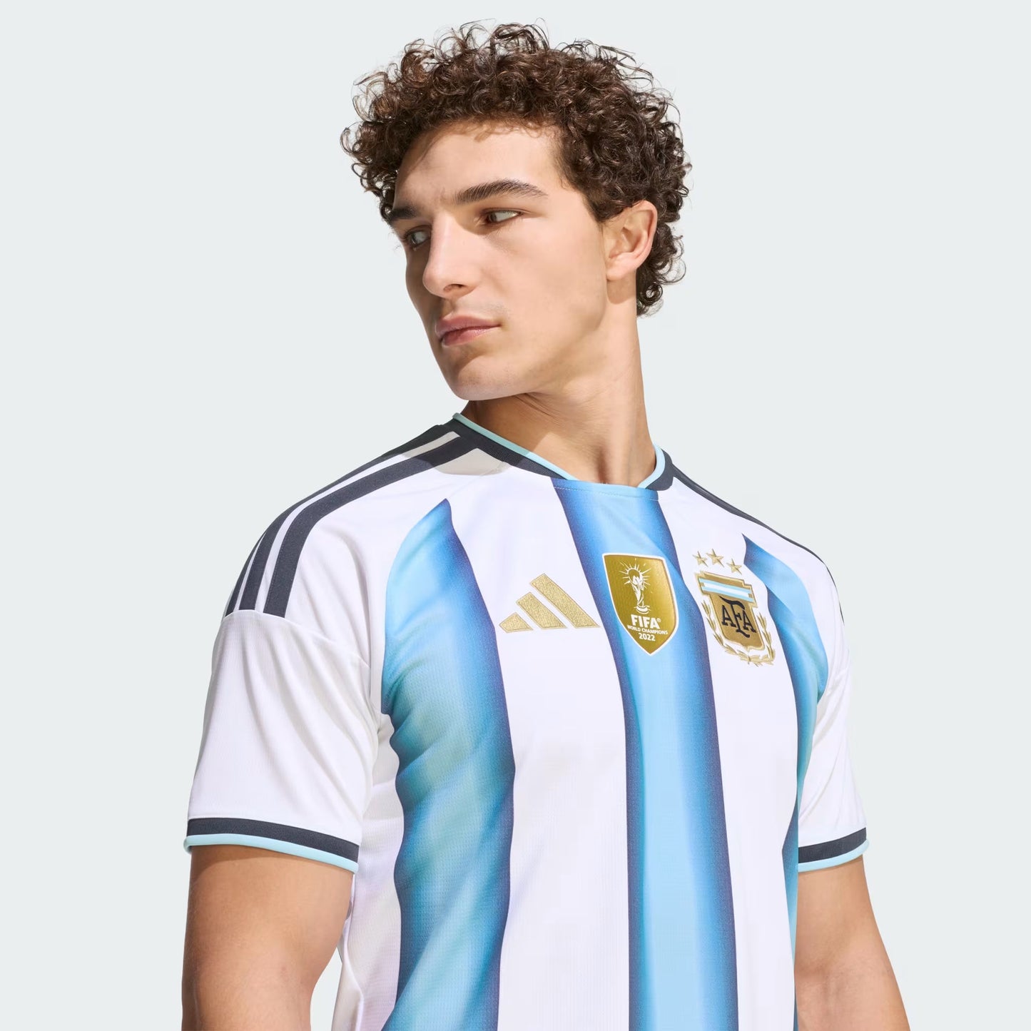 Argentina Home 26/27 Masculino Torcedor Adidas - Branca e Azul