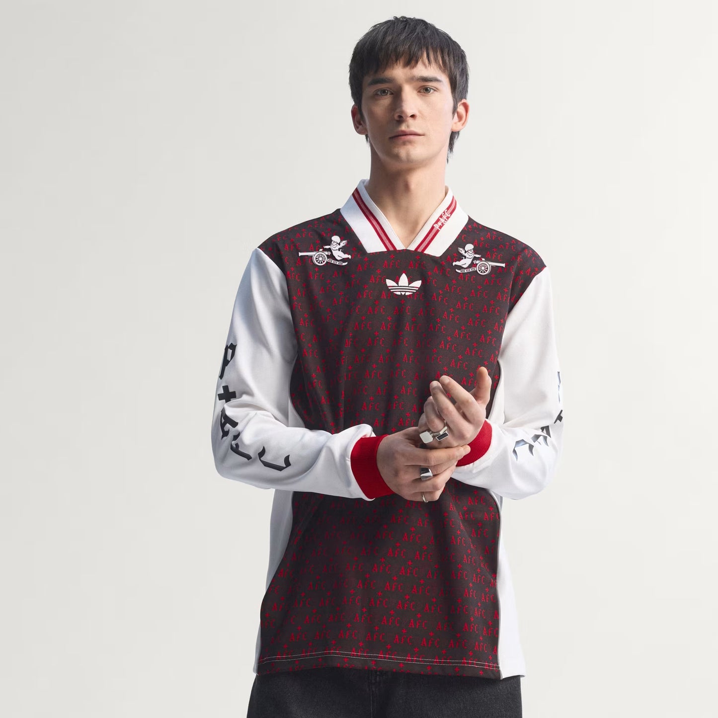 Arsenal Edição Especial 26/27 Adidas - Branco e Bege Vinho