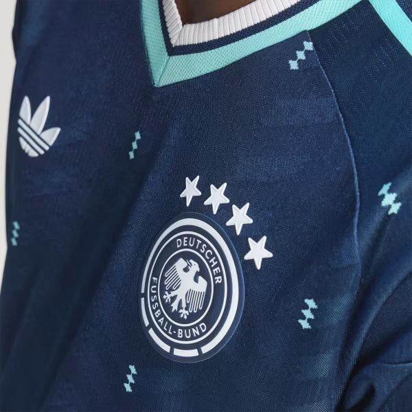 Alemanha Away 26/27 Jogador Masculino Adidas - Azul Turquesa