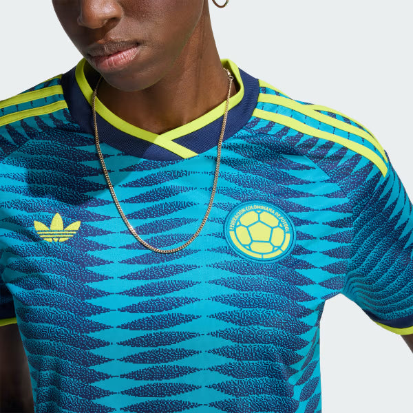 Colombia Away 26/27 Masculino Torcedor Adidas - Azul