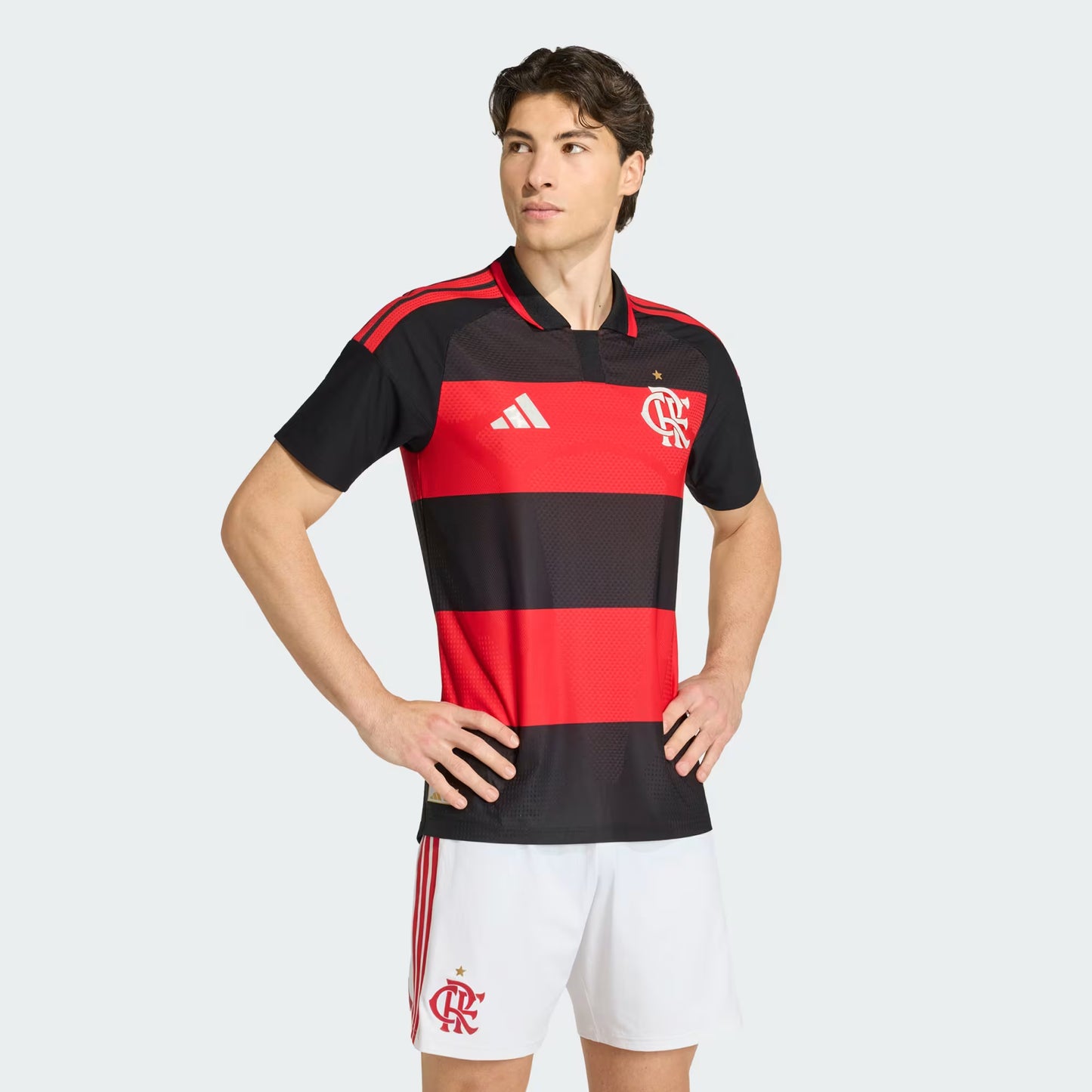Flamengo Home 26/27 Jogador Adidas Masculina - Vermelho e Preto