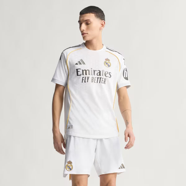 Real Madrid Home 25/26 Torcedor Adidas - Branca