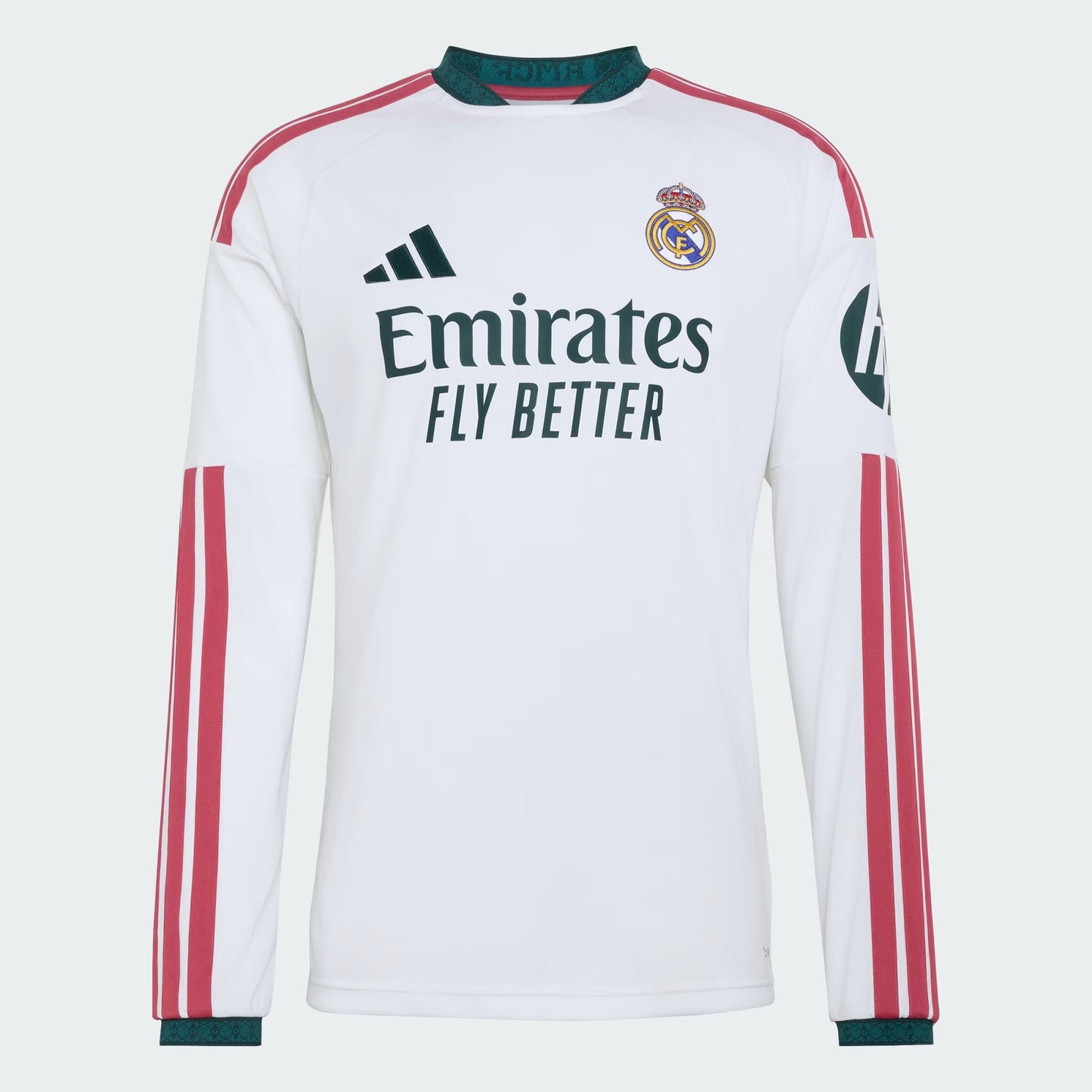 Real Madrid Home Manga Longa 26/27 Torcedor Adidas - Branca
