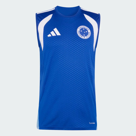 Cruzeiro Treino Regata 25/26 Adidas Torcedor Masculino - Azul