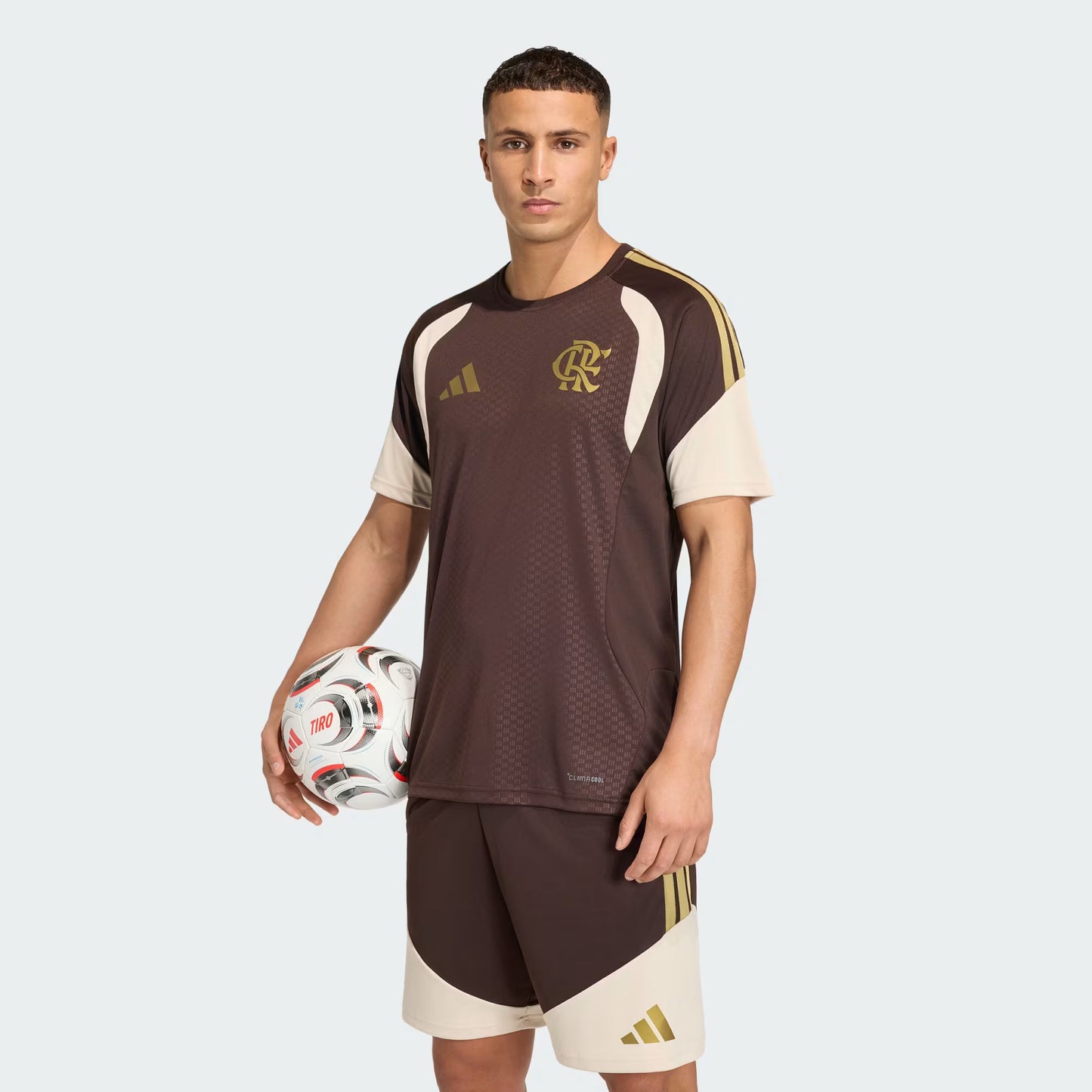 Flamengo Treino 26/27 Torcedor Adidas Masculino - Marrom