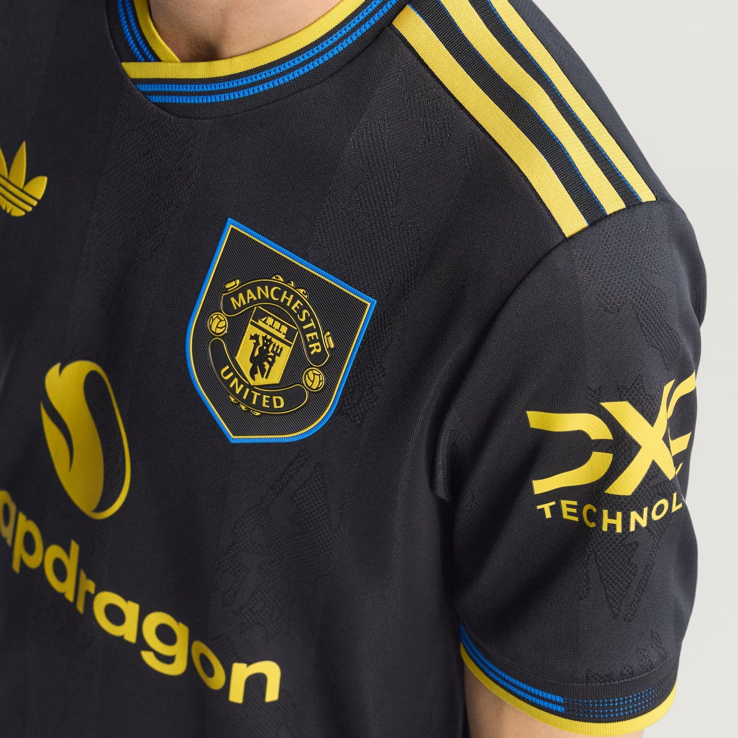 Manchester United Third 25/26 Jogador Adidas - Preta