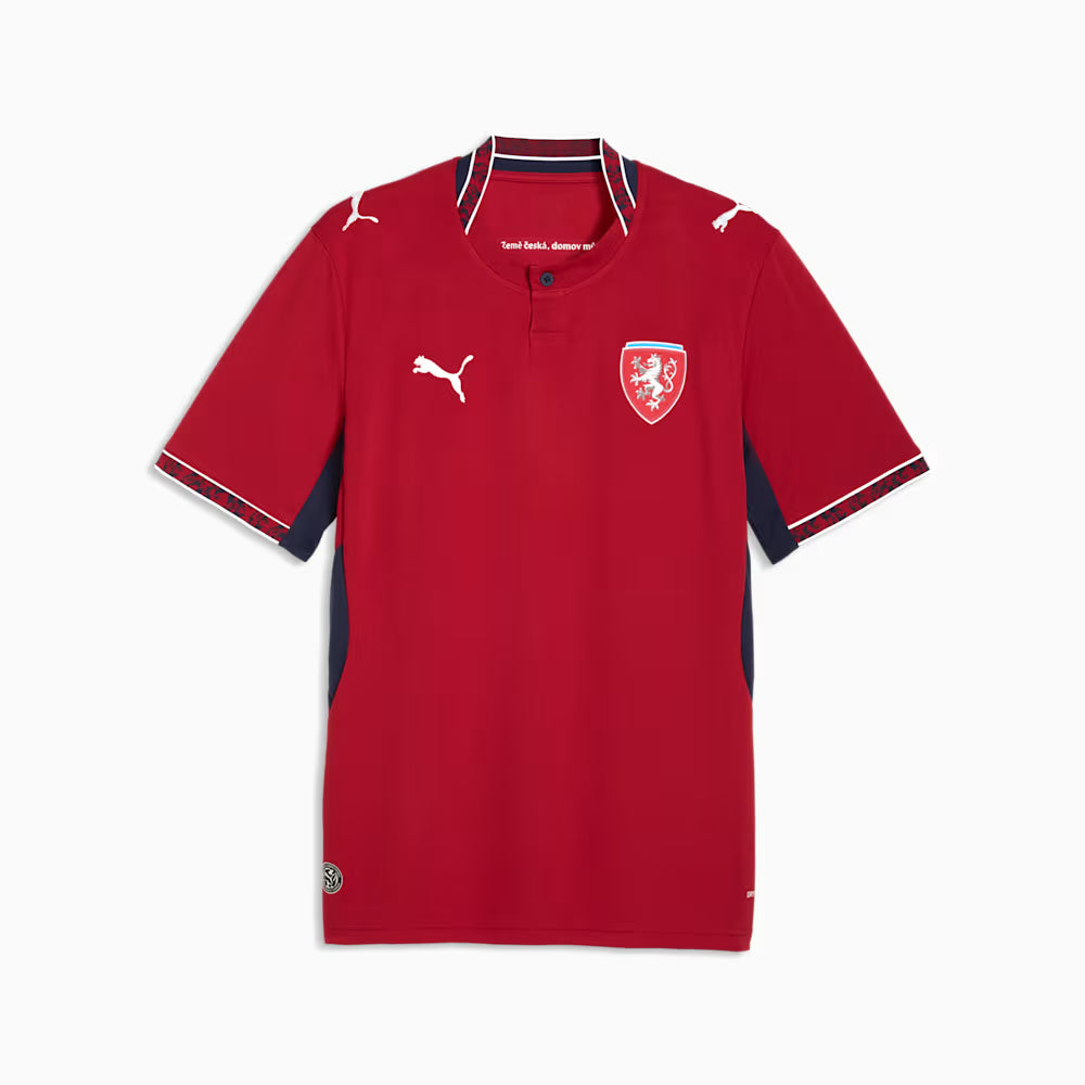 Republica Tcheca Home 26/27 Masculino Torcedor Puma - Vermelho
