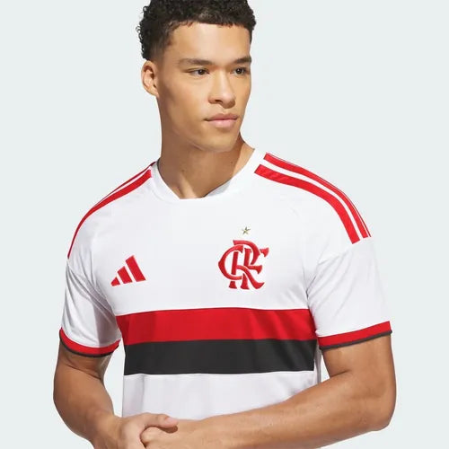 Flamengo Away 26/27 Torcedor Adidas Masculina - Branca
