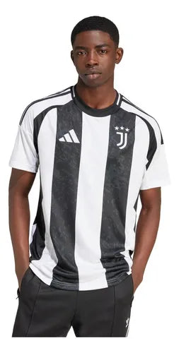 Juventus Home 24/25 Torcedor Adidas  - Branco e Preto