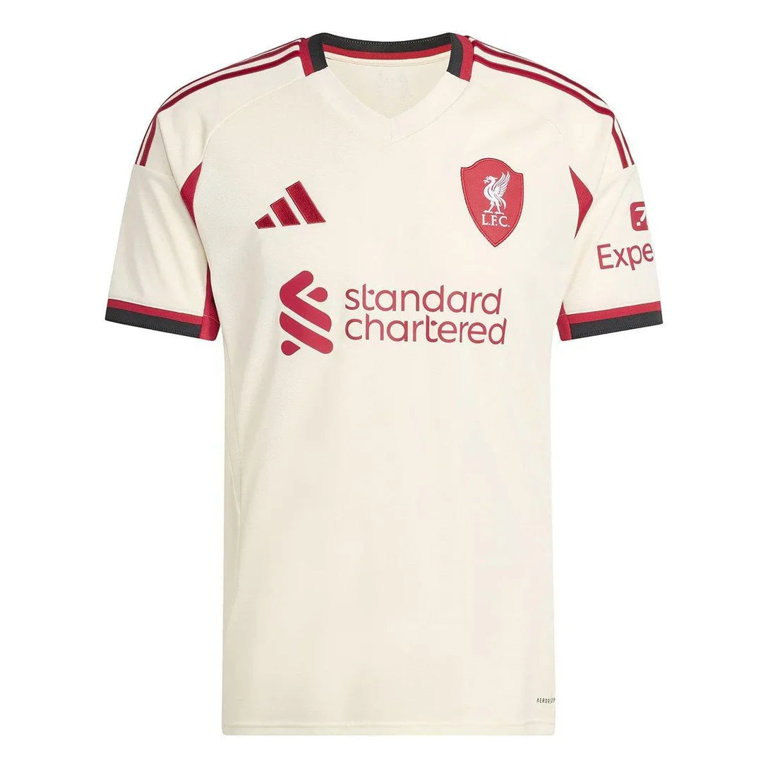 Liverpool Away 25/26 Jogador Adidas - Bege