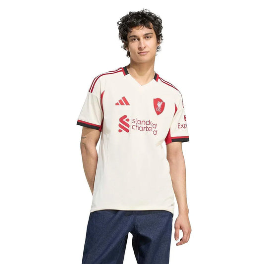 Liverpool Away 25/26 Jogador Adidas - Bege