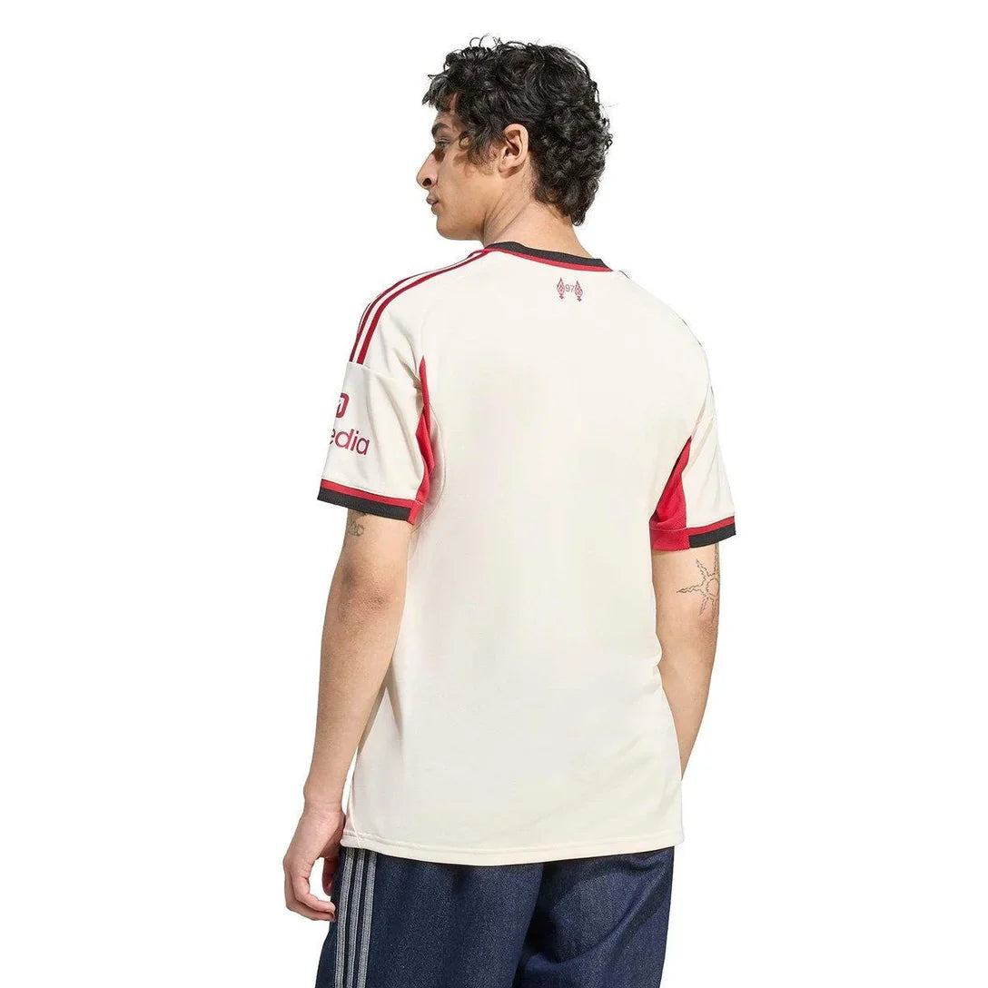 Liverpool Away 25/26 Jogador Adidas - Bege