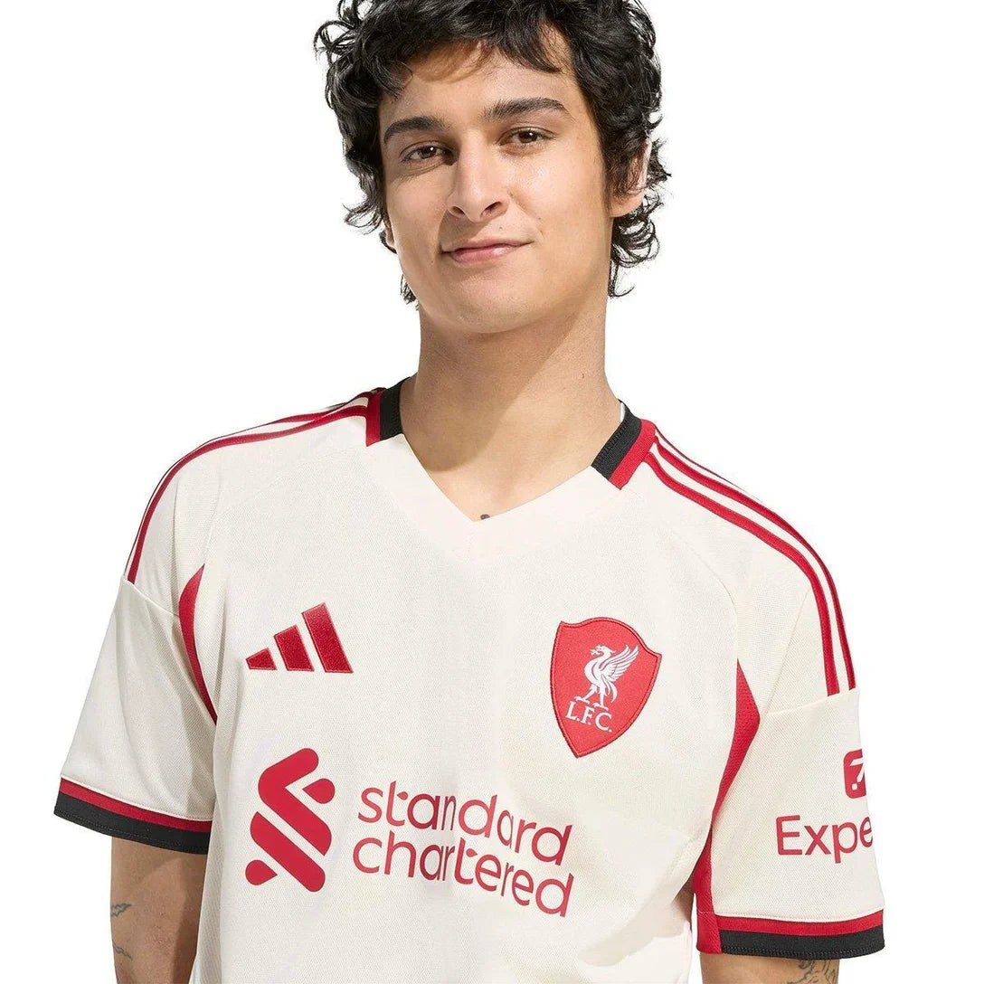 Liverpool Away 25/26 Jogador Adidas - Bege