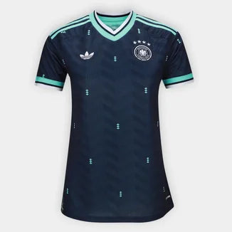 Alemanha Away 26/27 Torcedor Feminino Adidas - Azul Turquesa
