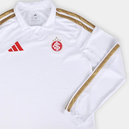 Internacional Away Manga Longa 26/27 Torcedor Adidas Masculino -  Branco