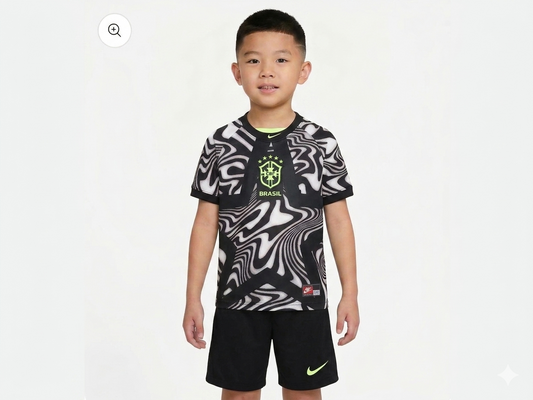 Kit Infantil Brasil Goleiro 26/27 - Cinza
