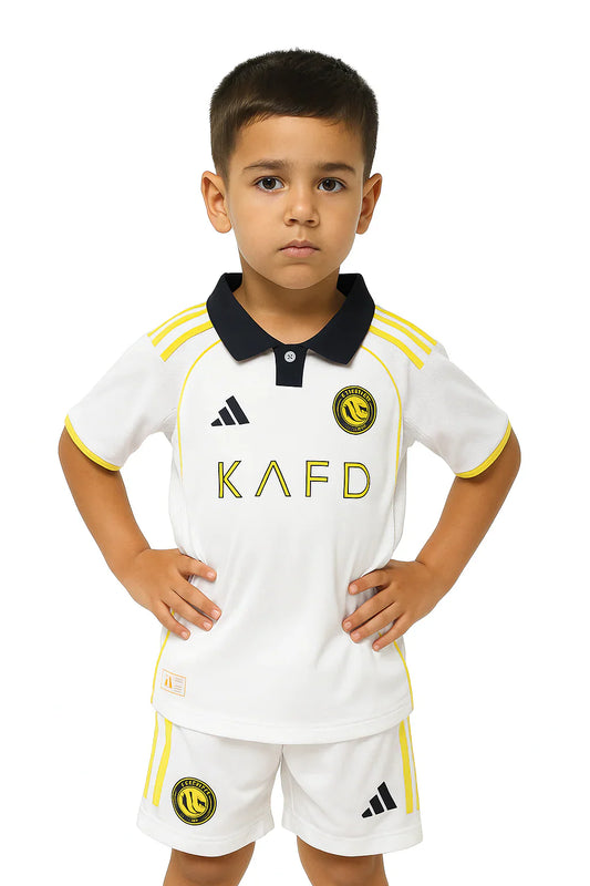 Kit Infantil Al Nassr Third 25/26  - Branco