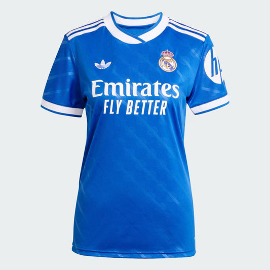 Real Madrid Third Adidas Feminino 25/26 - Azul