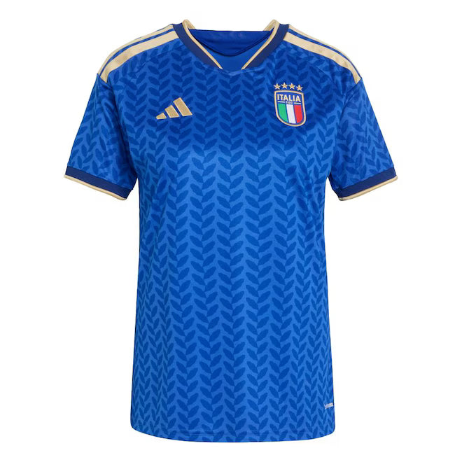 Itália Home 26/27 Torcedor Adidas Feminino - Azul