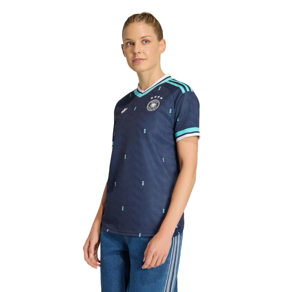 Alemanha Away 26/27 Torcedor Feminino Adidas - Azul Turquesa