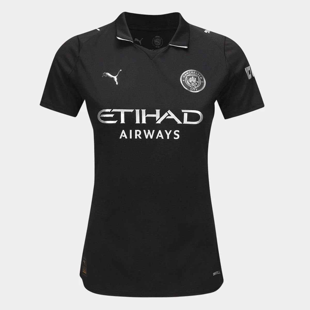 Manchester City Third 25/26 Feminina Puma - Preta