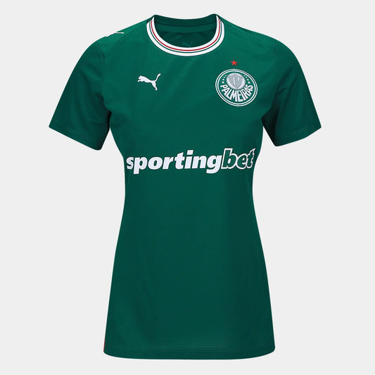 Palmeiras Home 26/27 Torcedor Feminina Puma - Verde